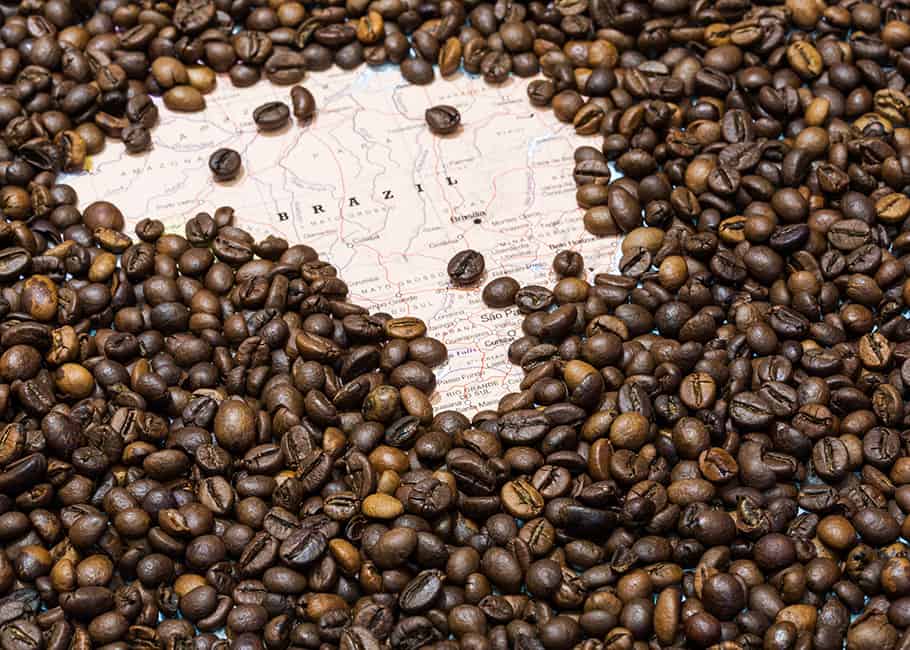 Brazil produces the most arabica coffee in the world