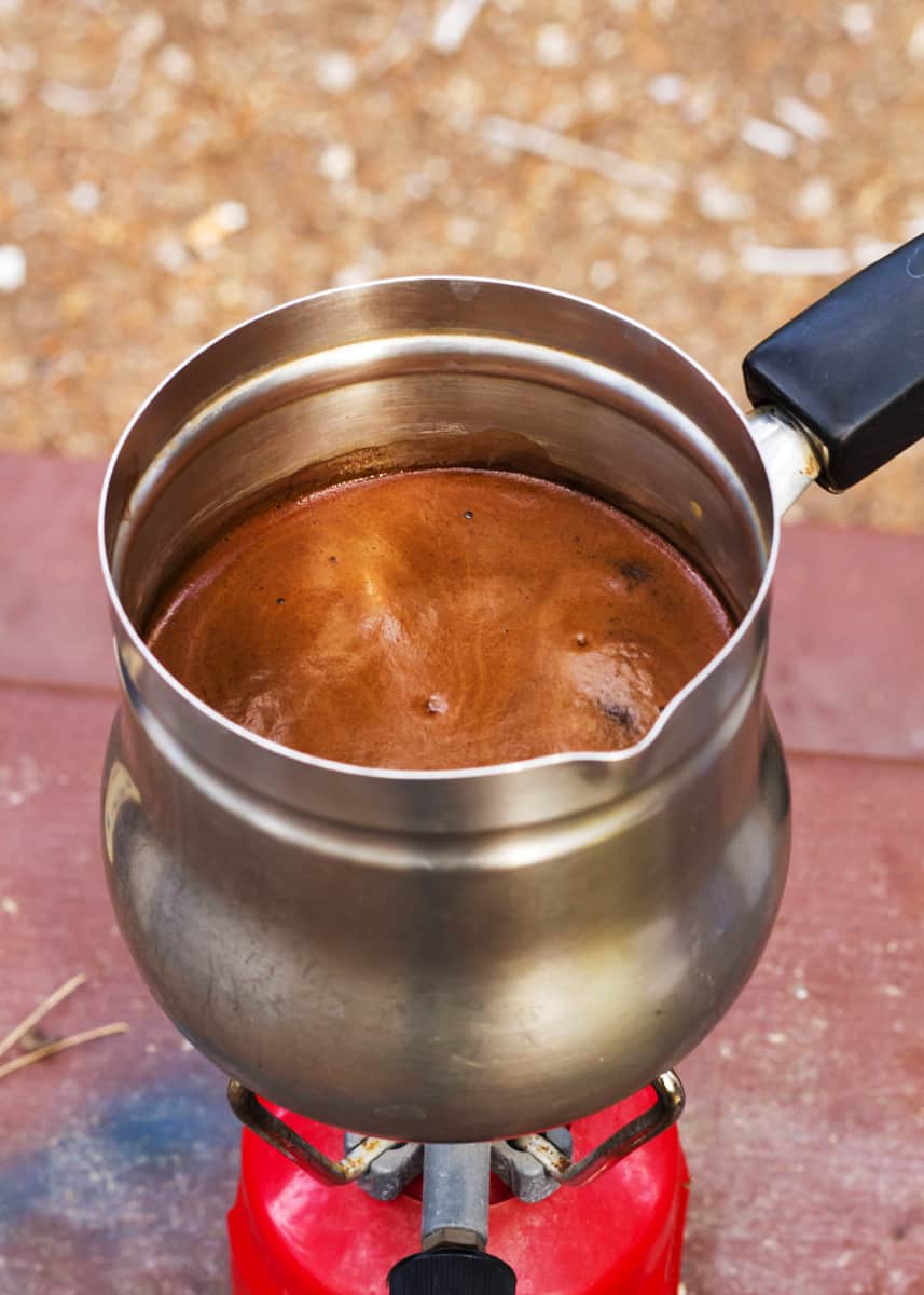 Learn to make coffee while camping