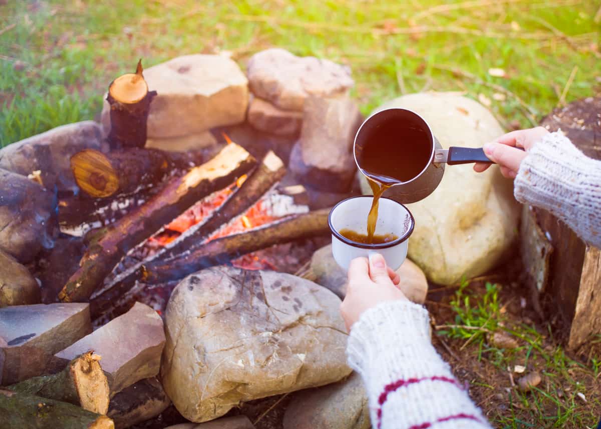 six ways to make coffee while camping
