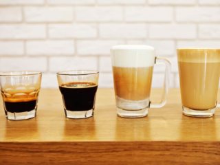 different kinds of coffee drinks