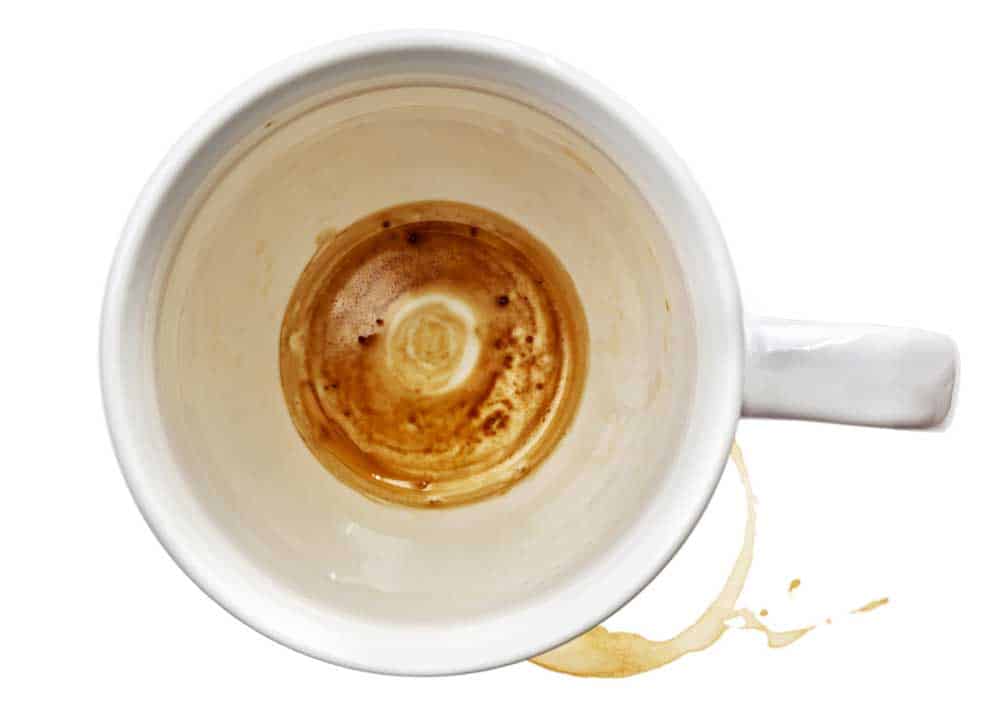 how to remove coffee stain on mug