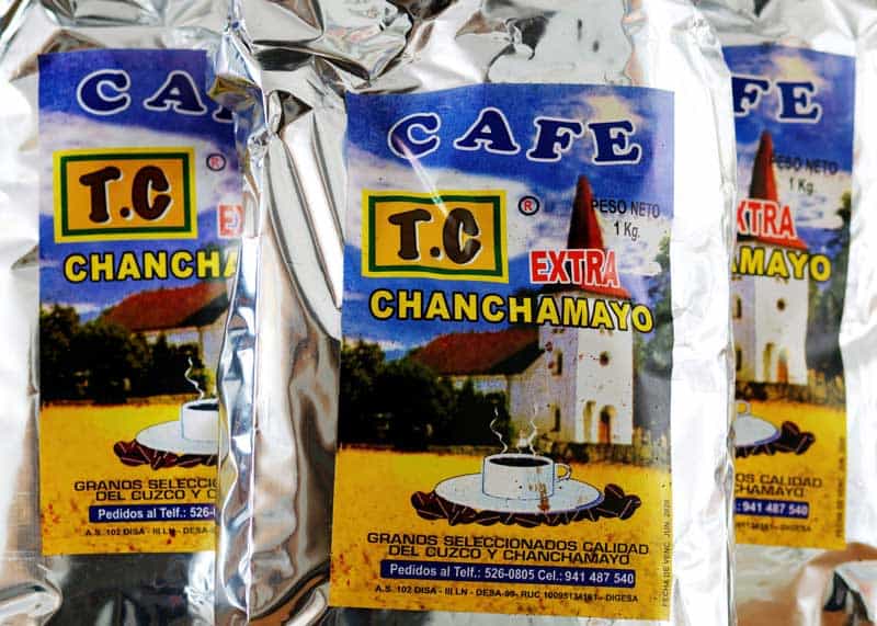 coffee beans peru chanchamayo cuzco