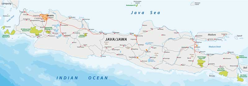 java island map
