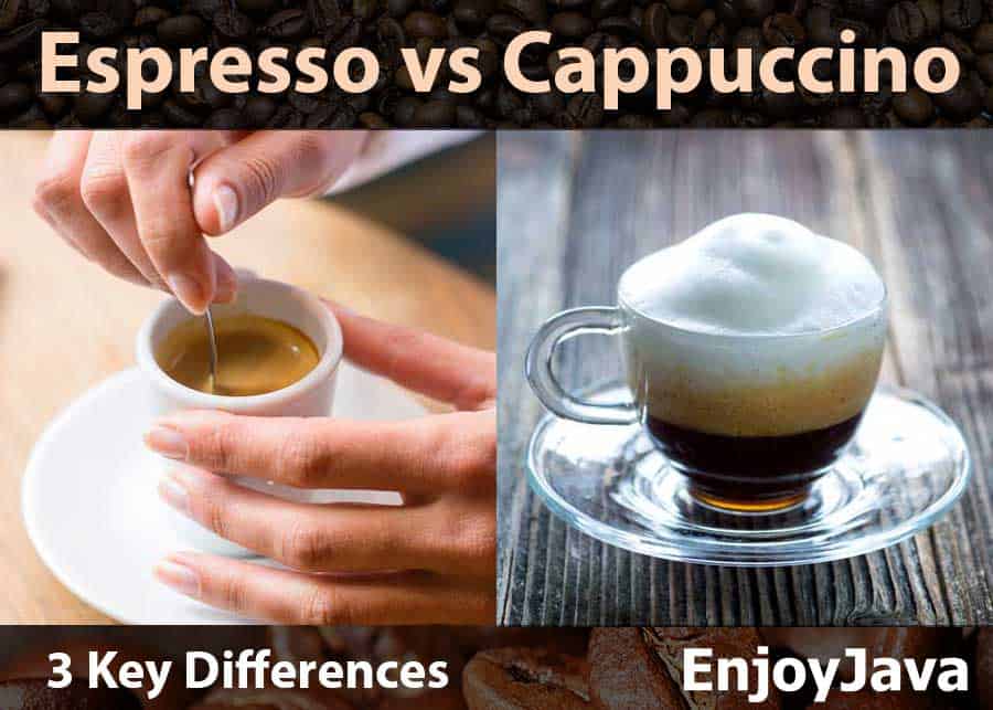 espresso vs cappuccino
